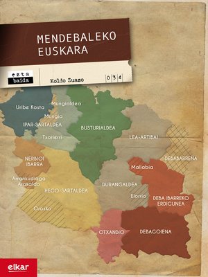 cover image of Mendebaldeko euskara